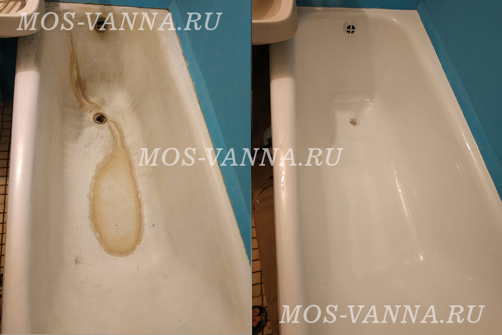Реставрация ванны в Кашире