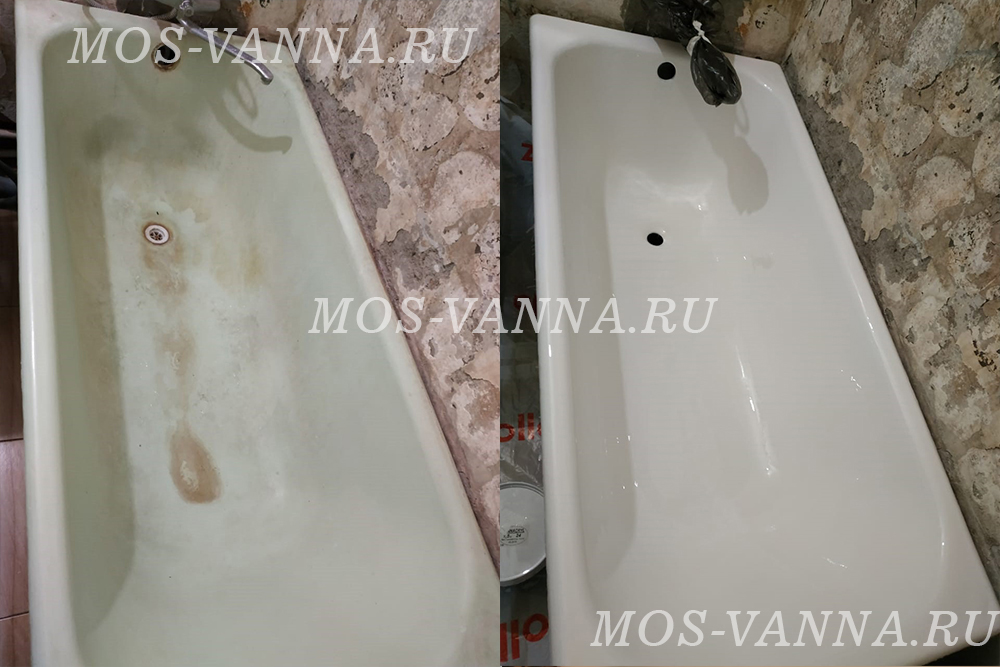 Реставрация ванны в Кашире